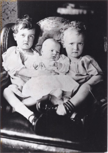 Betty, Sybil, and Harry Sebastian, 1927